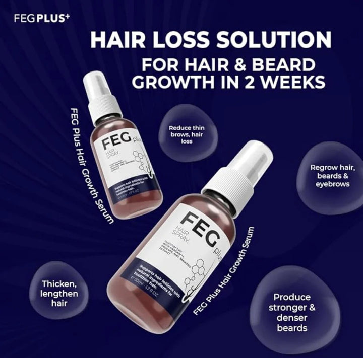 FEG PLUS Hair Growth Spray With Free Delivery